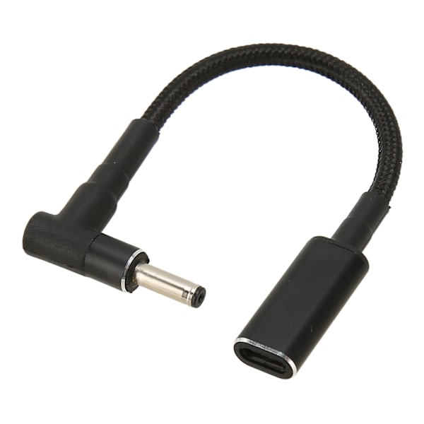 USB-C - Slim Tip -sovitinkaapeli 100 W PD USB-C -lataussovitin 4.0x1.35 -portin kannettavaan tietokoneeseen