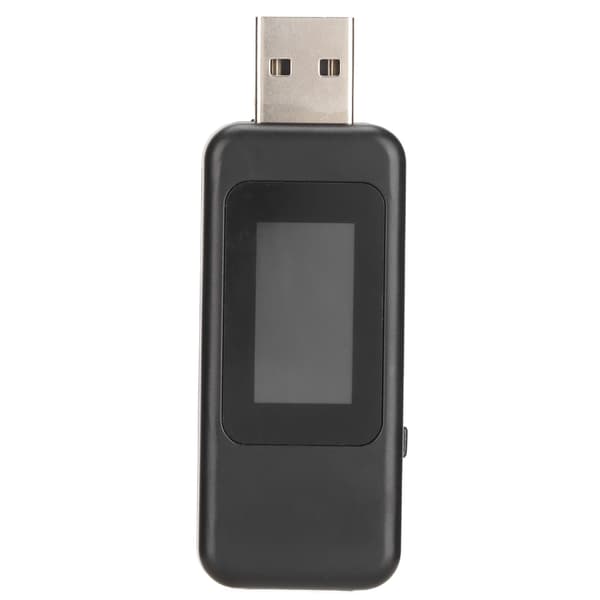USB-tester Multifunksjonell Strømavbrudd Lagre Funksjon Digital LCD-skjerm Spenning Strøm Sikkerhetsmåler