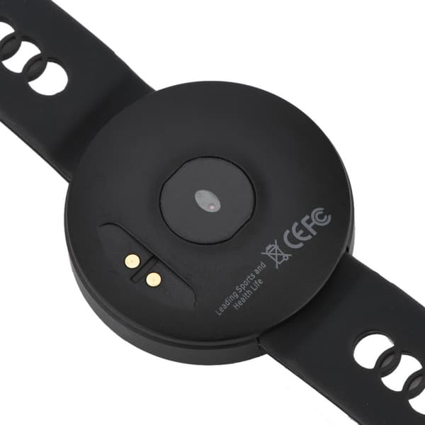 Smart Watch Vandtæt Hjertefrekvens og Blodtryksmonitor Smart Armbånd Sort