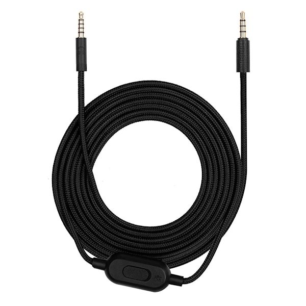 For G433 Kabel 2.0M Aux Ledning Udskiftning til Logitech G433 / G233 / G Pro/G Pro X Gaming Headset med Inline Mute og Lydstyrkekontrol på PS5 / PS4 /