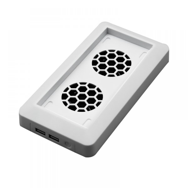 1 Set Värdfläkt Kylfläns Hög hastighet Dubbelfläkt En Knapp Omkopplare Konsol Kylfläns för Xbox Series S
