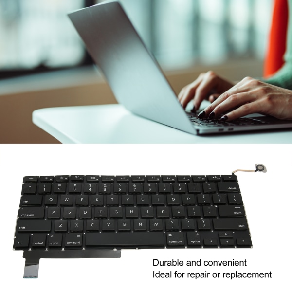 Bærbar tastatur Robust Slitesterk, lett A1286-tastaturerstatning for bærbar OS-bærbar datamaskin