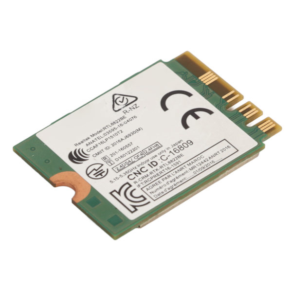 RTL8822BE nätverkskort 01AX712 433Mbps WiFi Bluetooth 4.0 M.2 NGFF nätverkskort för PC Laptop