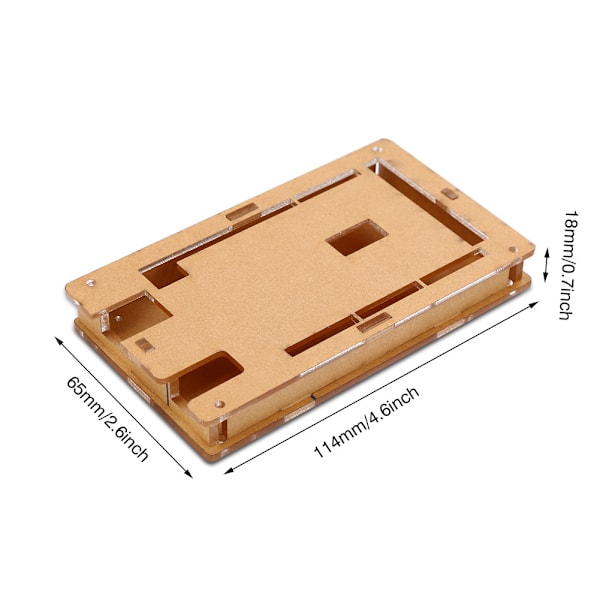 Transparent akrylbeskyttende deksel for kabinettboks for Arduino MEGA 2560 R3