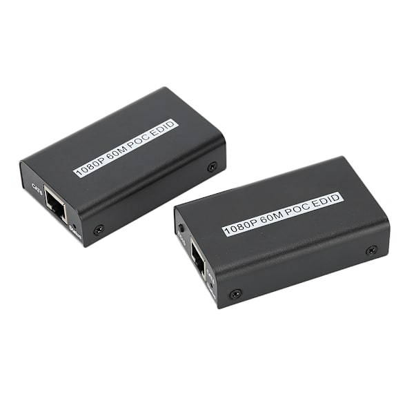 60M HD Multimedia Interface Enkeltkabel Extender HDMI Nettverksoverføring 1080P EDIDUK Plugg