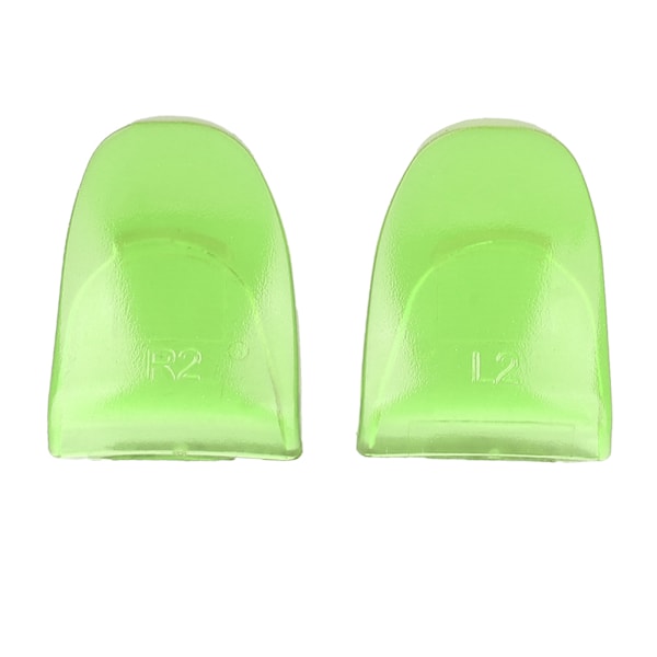2 st/set Hållbara R2 L2 knappar Trigger Extender Extension för PS4 Controller (Grön)