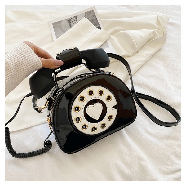 Mote personlighet håndveske skulder crossbody bag utenlandsk telefon salveske street trend