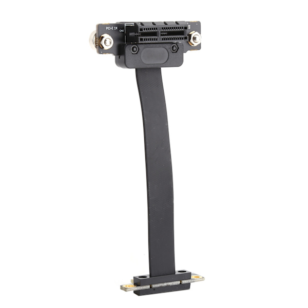 Forlængerkabel PCI‑E 1X Dual 90° Netværksadapter med LED-indikation Magnetisk pude
