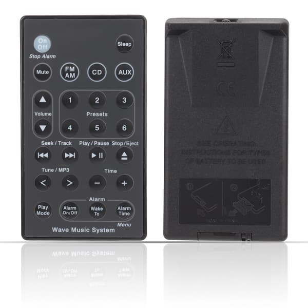 ABS Fjernbetjening Udskiftningscontroller til B1 Wave Music Multidisc Player System (Sort)