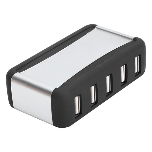 USB 7-port Hub HighSpeed Extender med strømforsyning til stationære computere bærbare computere