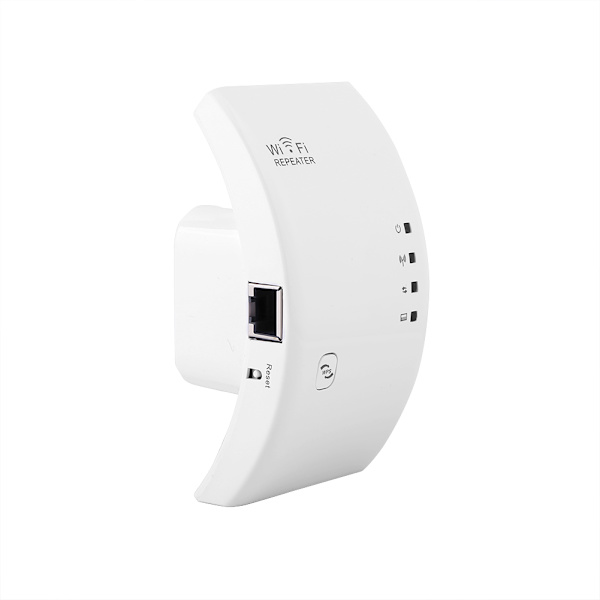Trådløs WiFi Range AP Router Repeater Extender Booster Netværkssignalforstærker Hvid