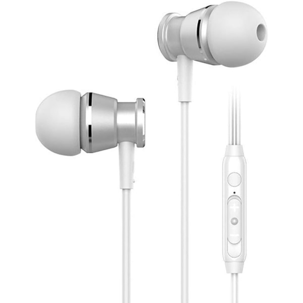 Melua eristävät langalliset nappikuulokkeet, joissa on mikrofoni, yhteensopivat Samsung Galaxy S10 S9 Plus Note 9 A10e A11 A12 A13 A03S A31 A51 A52