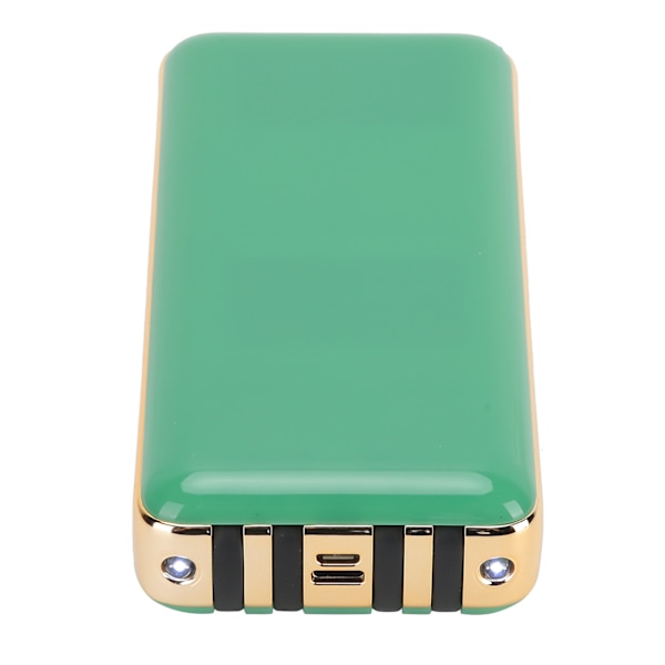 Bærbar Powerbank 30000Mah MultiPort Mobiltelefon Lader Powerbank med LCD-skjerm (Grønn)