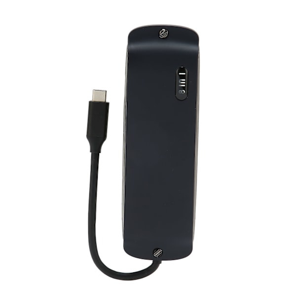 8 i 1 Dockningsstation Multifunktion 4K30Hz HD Multiport USB 100M Nätverksport USB C Hub Adapter Marinblå