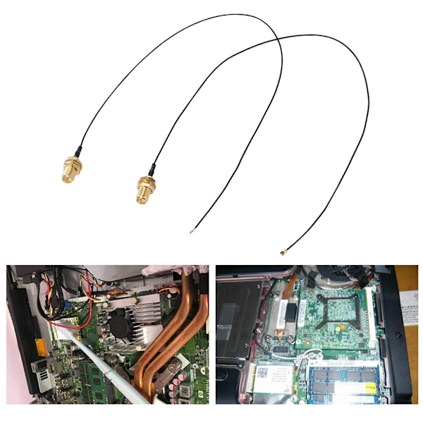 2 stk. trådløs mini PCI-E netværkskortkabel til intel 7260HMW/7260AC/6230AN /3160AC/BCM943228
