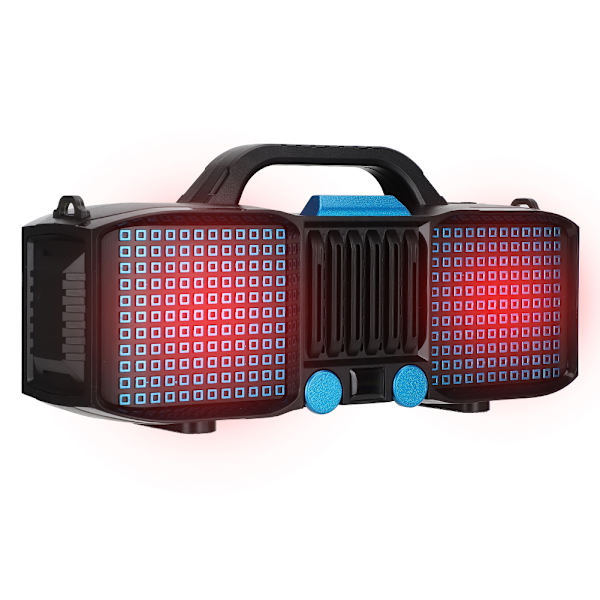 Värikäs LED-kädet vapauttava puhelu USB-lataus FM Bluetooth-kaiutin TF-korttipaikalla