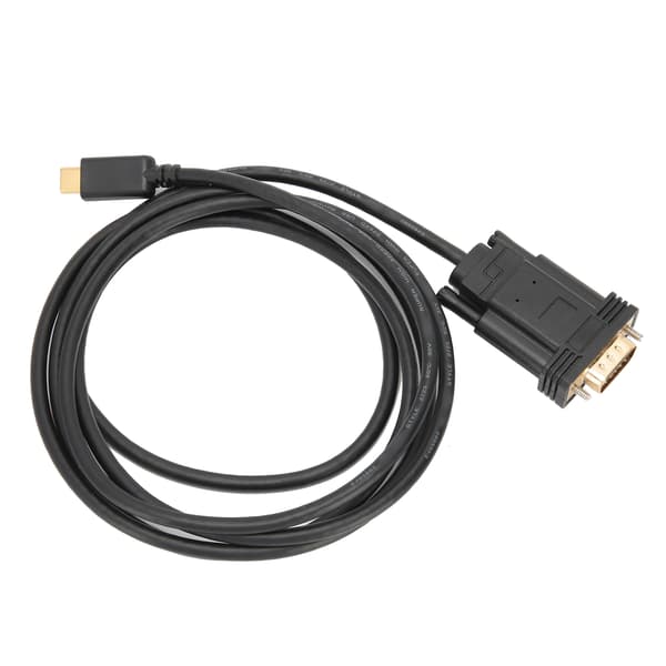 A0105 USB 3.1 TypeC - VGA -uroskaapeliadapteri 1,8 m musta