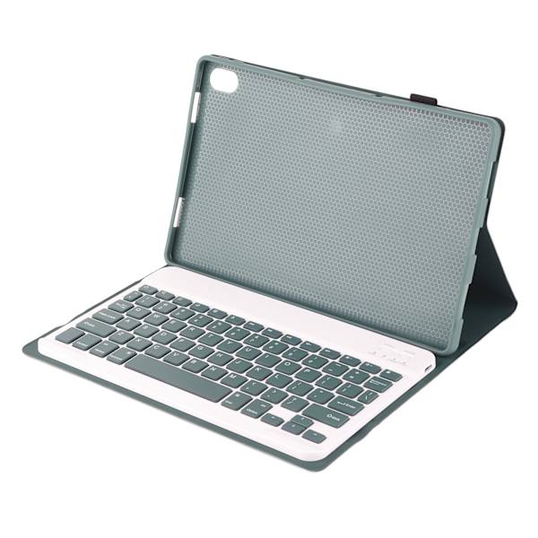 Tablett-tangentbord magnetiskt skyddande fodral BT-anslutning Slim trådlöst tangentbord för Tab P11 Plus 2021 P11 2020 mörkgrön
