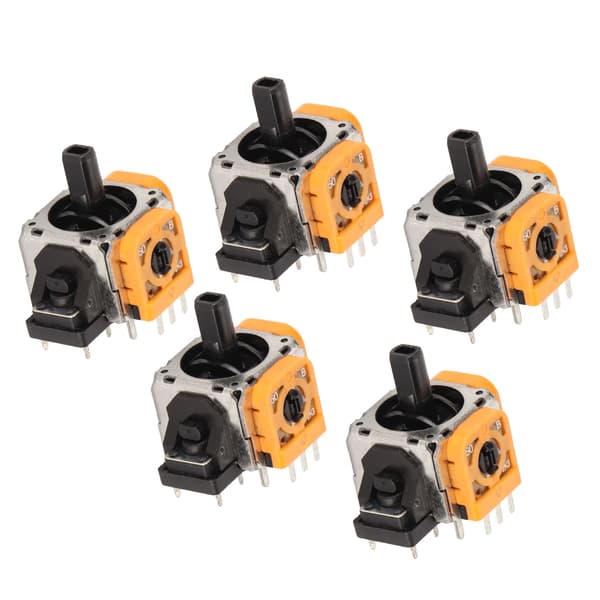 5 stk. analoge 3D-joysticks til PS5-controller - 3D-analog joystick-reservedel - reparationssæt