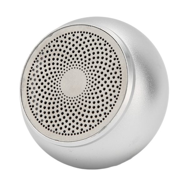 Bluetooth Liten Högtalare Enkel Design IP67 Vattentät Bärbar Trådlös Högtalare för Duschrum Cykel Bil Silver