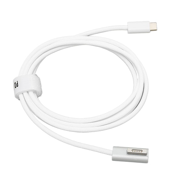 Typ C till Magsafe-kabel 1,7 m vävtråd Typ C till Magsafe 1/2 adapter PD 100W laddningskabel för OS bärbar dator Typ C till Magsafe 2 T-huvud