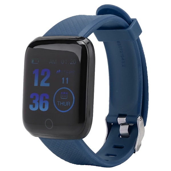 116plus Touch Screen Smart Bracelet Heart Rate 1.3 Inch Screen Blood Pressure (Blue)