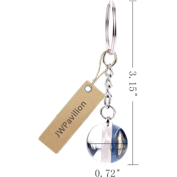 Zodiac 12 Constellation Glow In The Dark Creative Galaxy nyckelring Libra-1