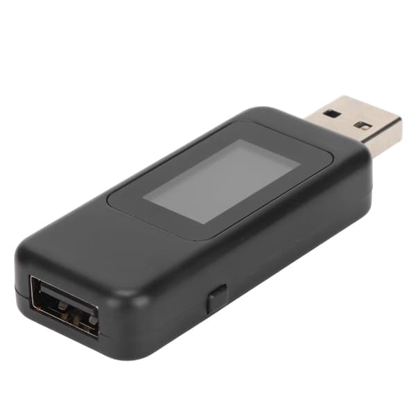 USB-tester Multifunksjonell Strømavbrudd Lagre Funksjon Digital LCD-skjerm Spenning Strøm Sikkerhetsmåler