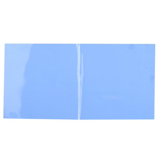 2 stk. 100 mm x 100 mm x 1 mm CPU-brikke kjøleribbe kjøling termisk ledende silikonpute