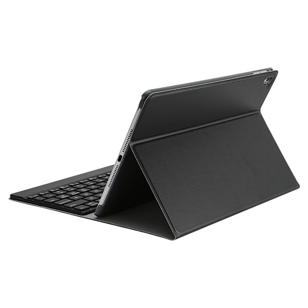 Portabelt Bluetooth-tangentbord Läderfodral Skyddande Fodral För iPad Pro9.7 iPad Air2 Svart