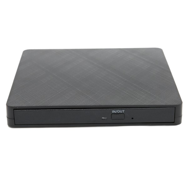 DVD-brännare bärbar dataströmförsörjning 2 i 1 USB3.0-portar mobil extern CD DVD-enhet brännare stöd TF SD-kortläsare svart