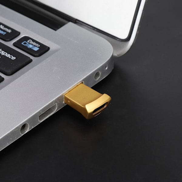USB 3.0 til Type-C Adapter Bærbar Oplader Konverter til Smartphone Tablet Harddisk (Guld)