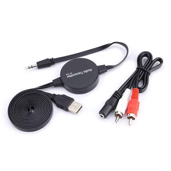 RCA Computer TV Bluetooth 4.0 Audio Transmitter Adapter Konverter Trådløs Musik Dongle