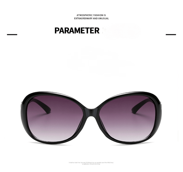 Solbriller Dame Polariserte Trendy Oversized Solbriller Mote Dame Shades 100% UV400 Beskyttelse S85 Solid White Frame