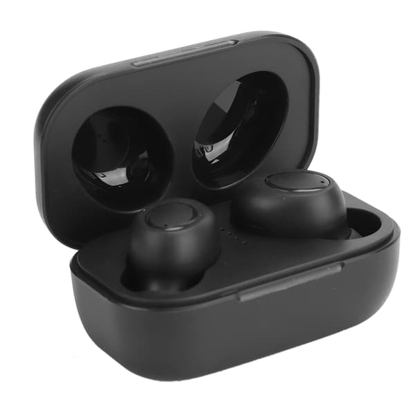 Bærbar Bluetooth5.0-øretelefon Sportsheadset Højdefinitionslydkvalitet sort