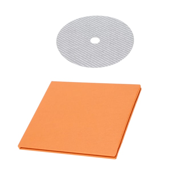 CD DVD Stabilisator Kulfiber 0,2mm Tuning Måtte Disk Stabilisator til Top Tray Afspiller Hvid