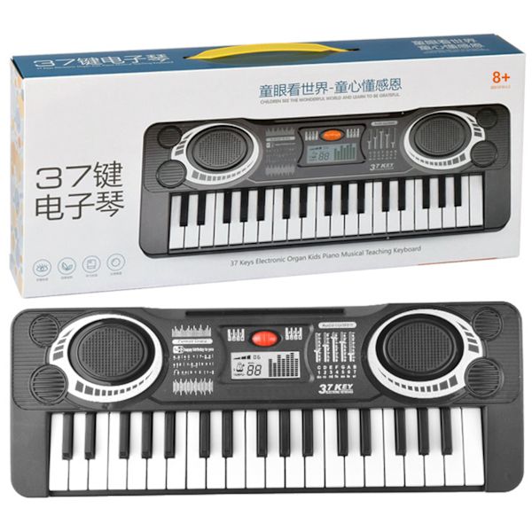 Børns klaver keyboard multifunktionelt bærbart elektronisk klaver pædagogisk musikinstrument legetøj 37 Keys