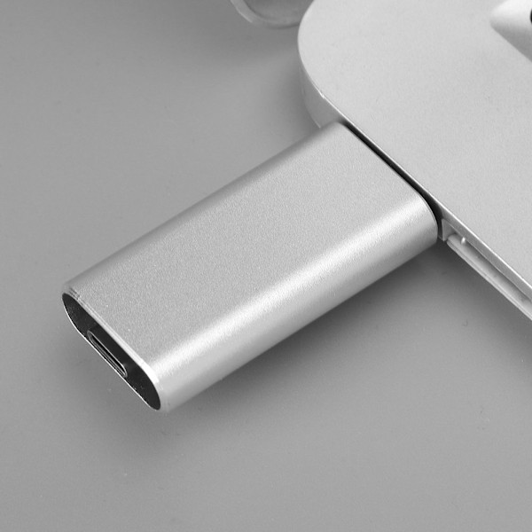 32G Fashion Multifunktion 4-i-1 U-disk til Android Type-C Passer til iPhone iPad (Sølv)