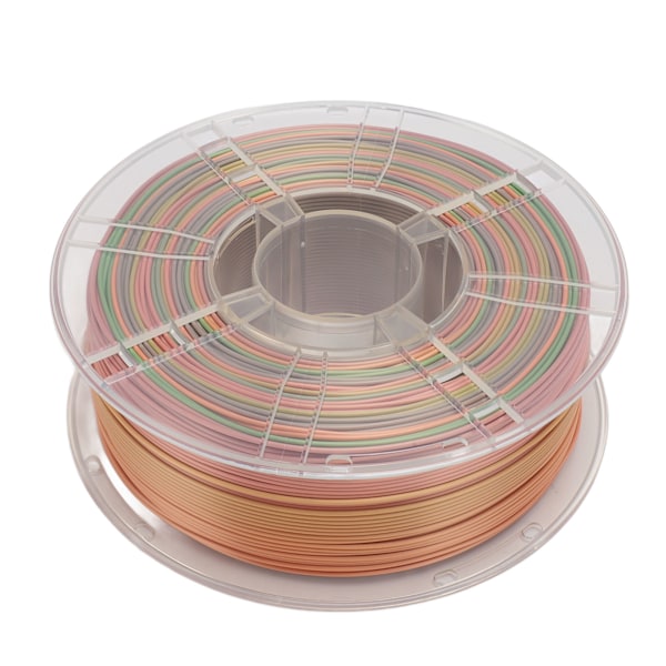 3D Silke PLA Filament 1,75 mm Multicolor 2,2 lbs Matte Gradient Farver 3D Print Filament til FDM 3D Printere