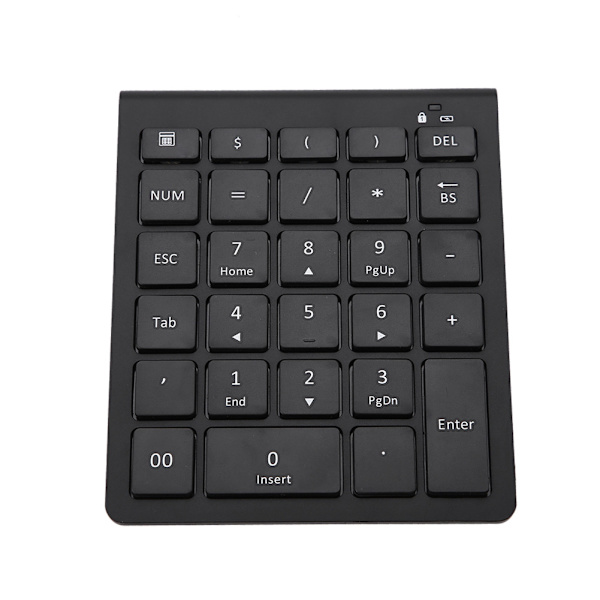 Bluetooth 28-tasters trådløst numerisk tastatur Mini Numpad digitalt tastatur for IOS/Android/WIN