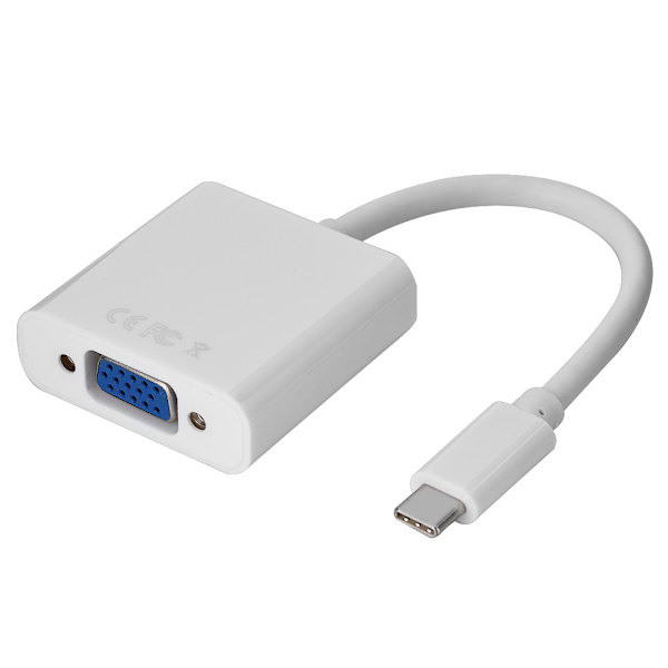 USB3.1 USB-C Type C til VGA hun-adapterkabelkonverter
