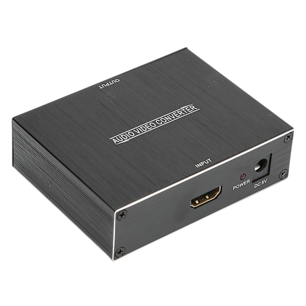 ANQM615 HD Multimedia Interface til VGA optisk SPDIF-konverteradapter med 3,5 mm lyd for PC bærbar HD TV