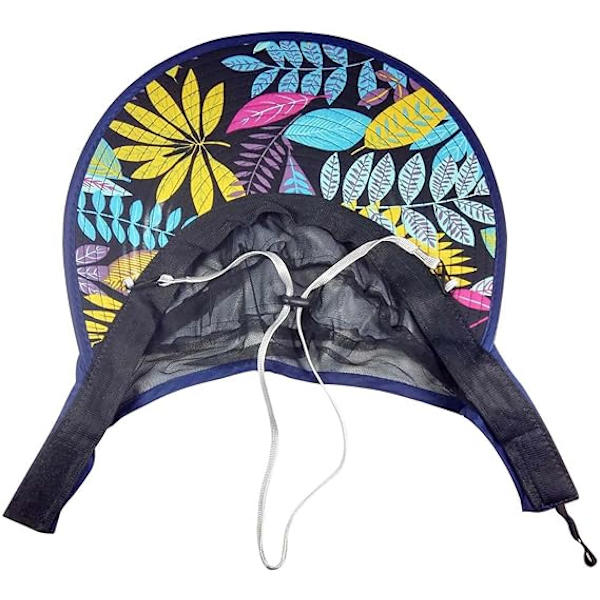 Solhatte til kvinder med bred skygge, UV-beskyttelse, solhatte, strandhatte, pakkelige solhatte navy blue