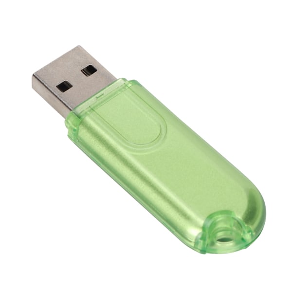 32G Mini bærbar slikform USB-disk til Windows Vista/7/10/Mac Grøn