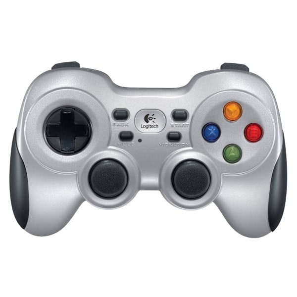 Logitech G F710 Trådlös Gamepad, 2,4 GHz Trådlös med USB Nano-mottagare, Controller Dubbel Vibrationsåterkoppling, 4 Växlad D-Pad, PC - Grå/Svart
