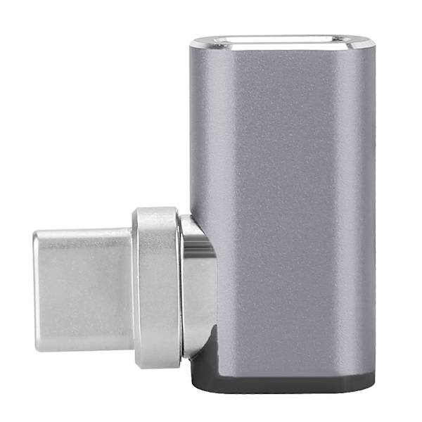 Typ-C magnetisk adapter för Macbook snabbladdning Magnet USB-C-kontakt (grå)