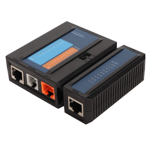 Nätverkskabeltestare RJ45 RJ11 8P 6P 4P Feldiagnos LED-indikator Linjedetektor för Internet Telefon Kontor