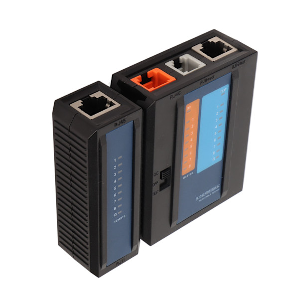 Nätverkskabeltestare RJ45 RJ11 8P 6P 4P Feldiagnos LED-indikator Linjedetektor för Internet Telefon Kontor