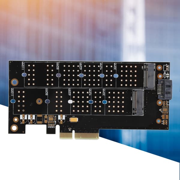 PCIe til M.2 Interface SSD Riser Adapter Kort Support NVMe Protokol Høj Hastighed Transmission