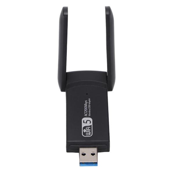 Dual Band USB-adapter 1200M 2.4G+5G Dual Band Gigabit-netværkskort til bærbar computer